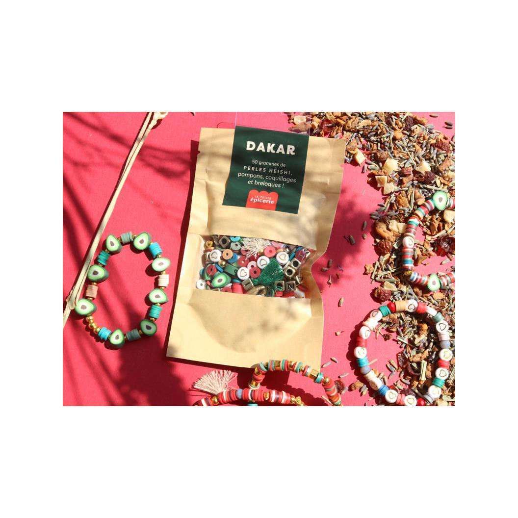 Mix of Heishi Beads and Charms - Dakar