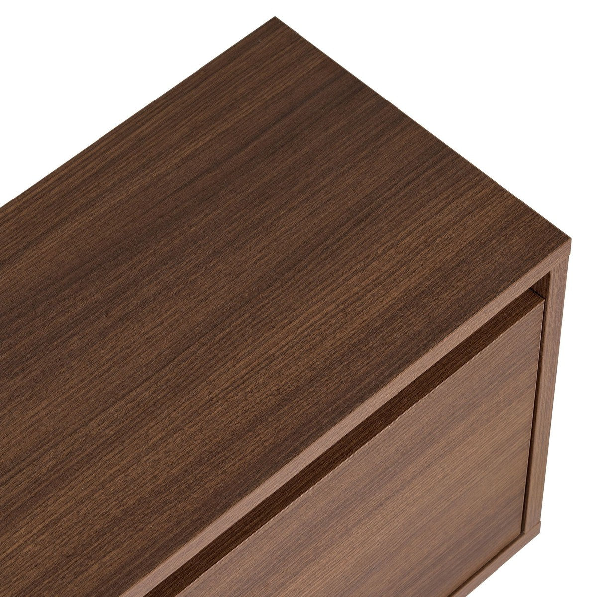 Lume - Mueble de TV 3 puertas abatibles/1 nicho - Nogal