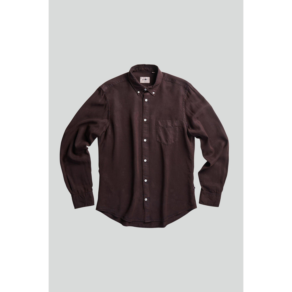 Camisa Manza Slim - Dark Wine