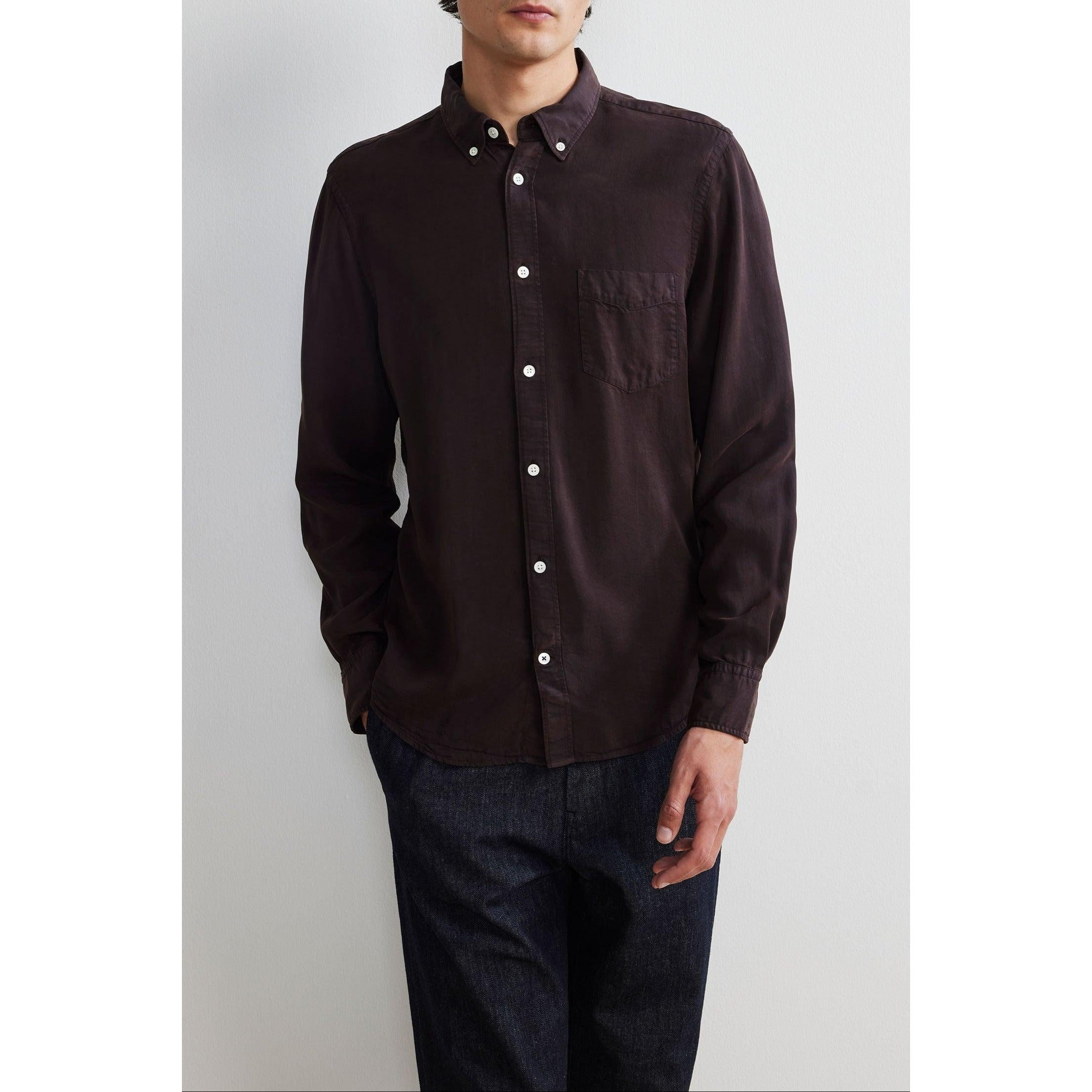 Camisa Manza Slim - Dark Wine