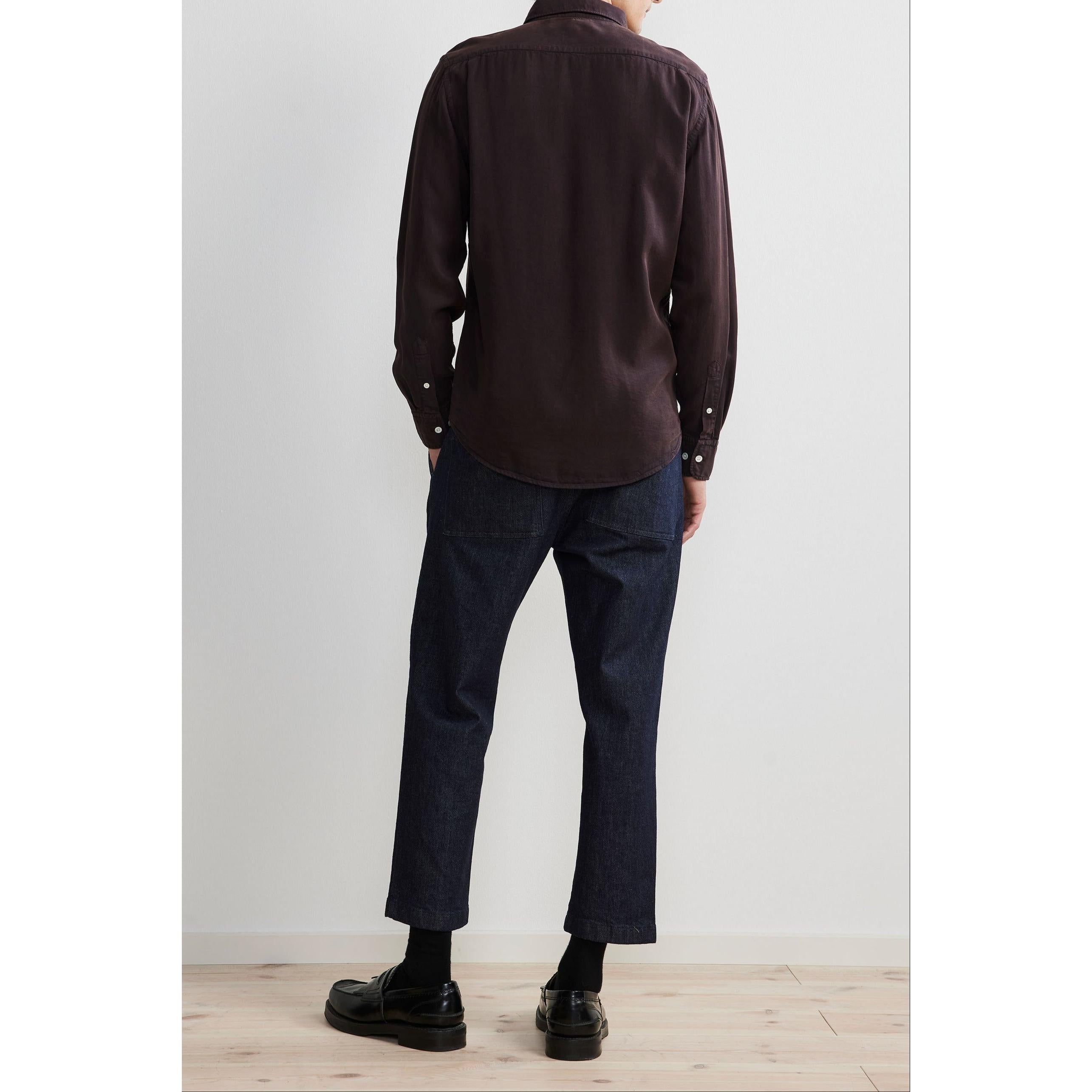 Camisa Manza Slim - Dark Wine