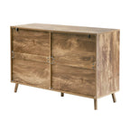 Eden - Cómoda de 6 cajones con frentes laminados - Madera clara