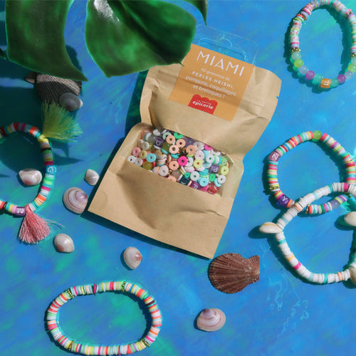 Acheter Mélange de perles heishi et de breloques - Miami - 6,99 € en ligne sur La Petite Epicerie - Loisirs créatifs