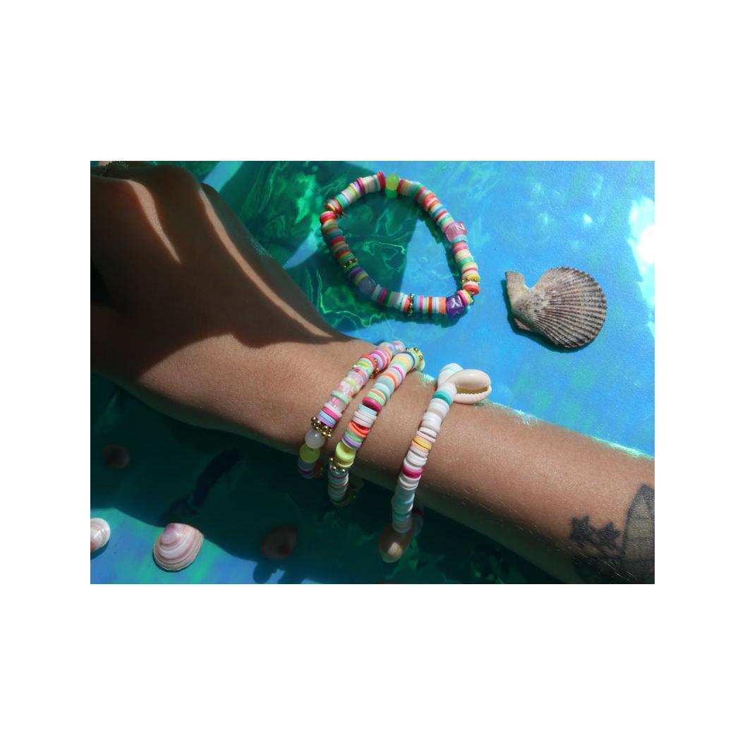 Mix of Heishi Beads and Charms - Miami