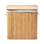 Ysa - 3-Compartment Laundry Basket - Bamboo