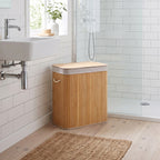 Ysa - 3-Compartment Laundry Basket - Bamboo