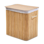 Ysa - 3-Compartment Laundry Basket - Bamboo