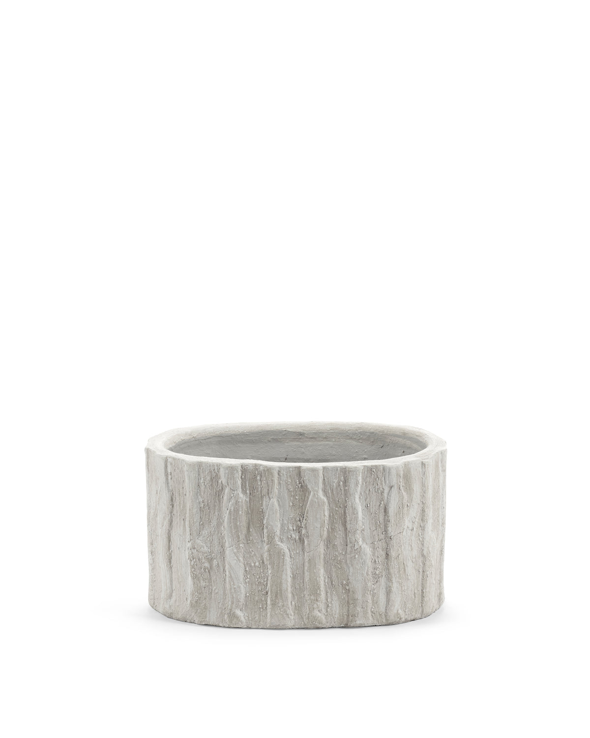 Pottery Rift - Jardinière Basse 03 - Grès - Blanc Cassé