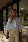 Blouse Volantée Julieth - Blanche