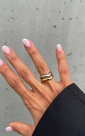 Duo Wave ring
