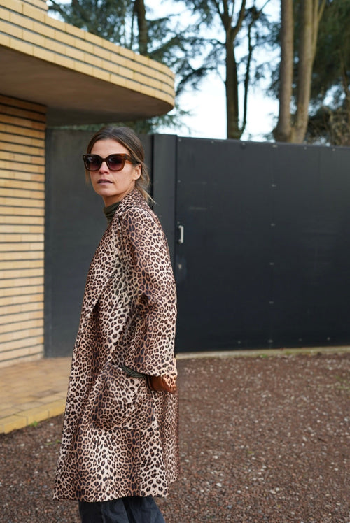 Manteau Balthazar Léopard