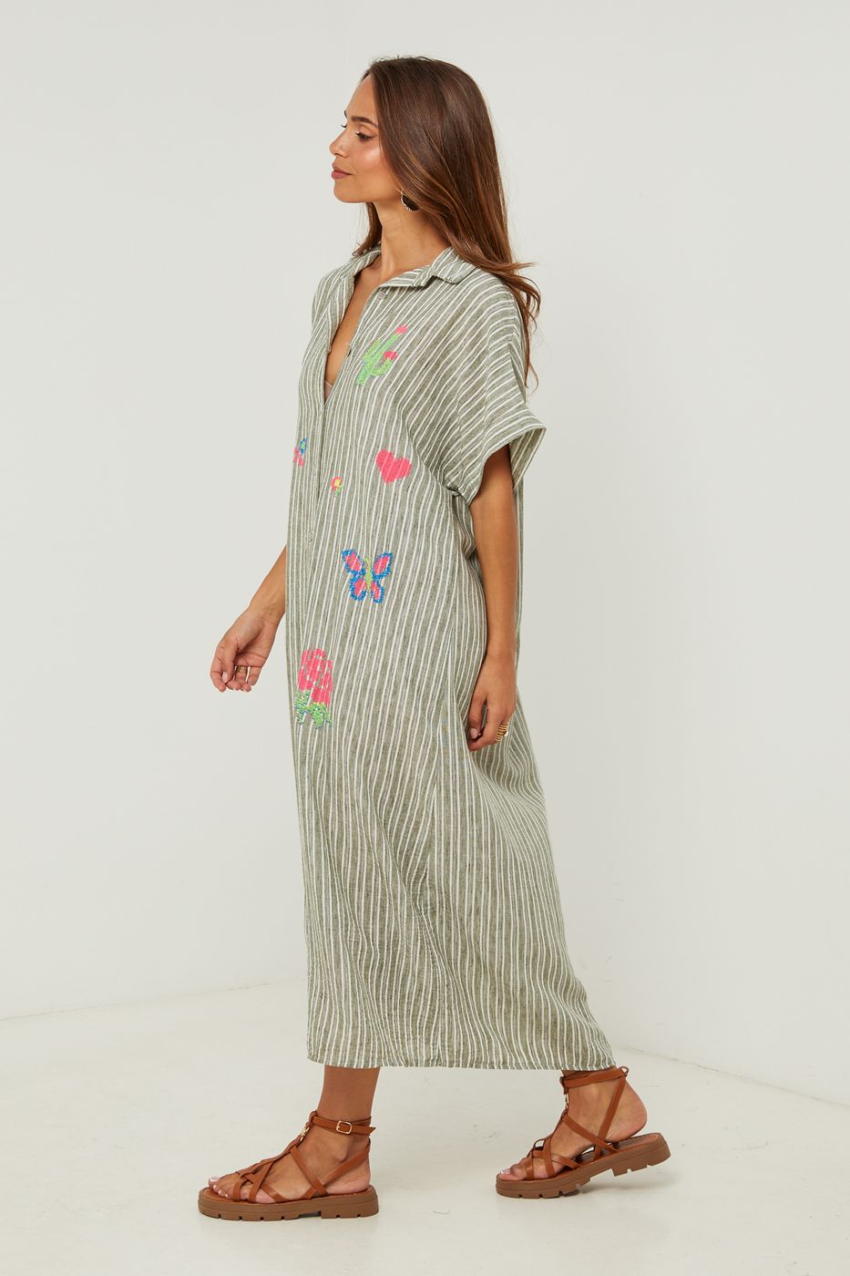 Robe Chemise - Kaki