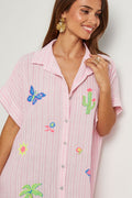 Robe Chemise - Rose