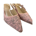 Décolleté slingback da donna Christian Dior J’Adior 65 in tela - Rosa