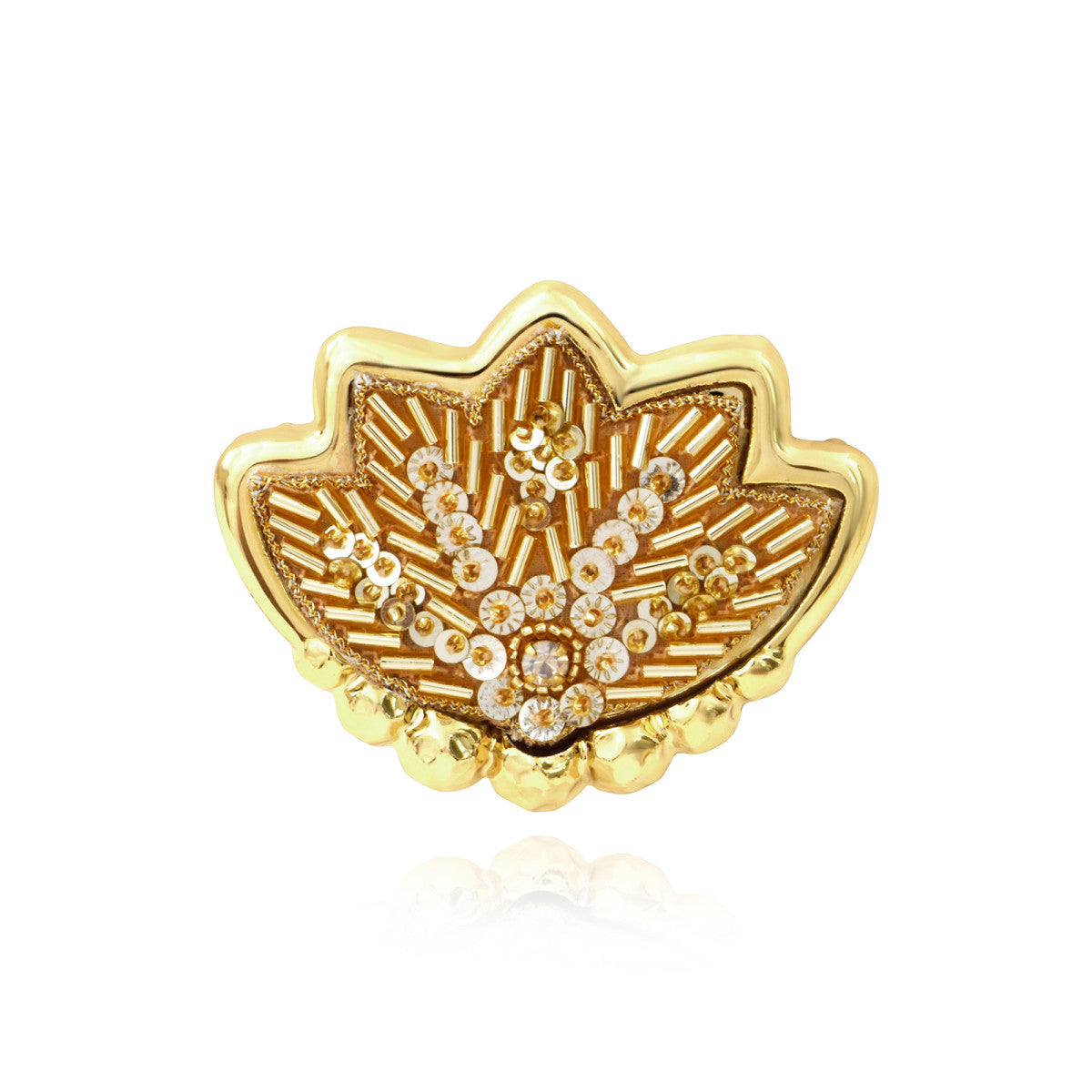 Angèle Brooch - Gold