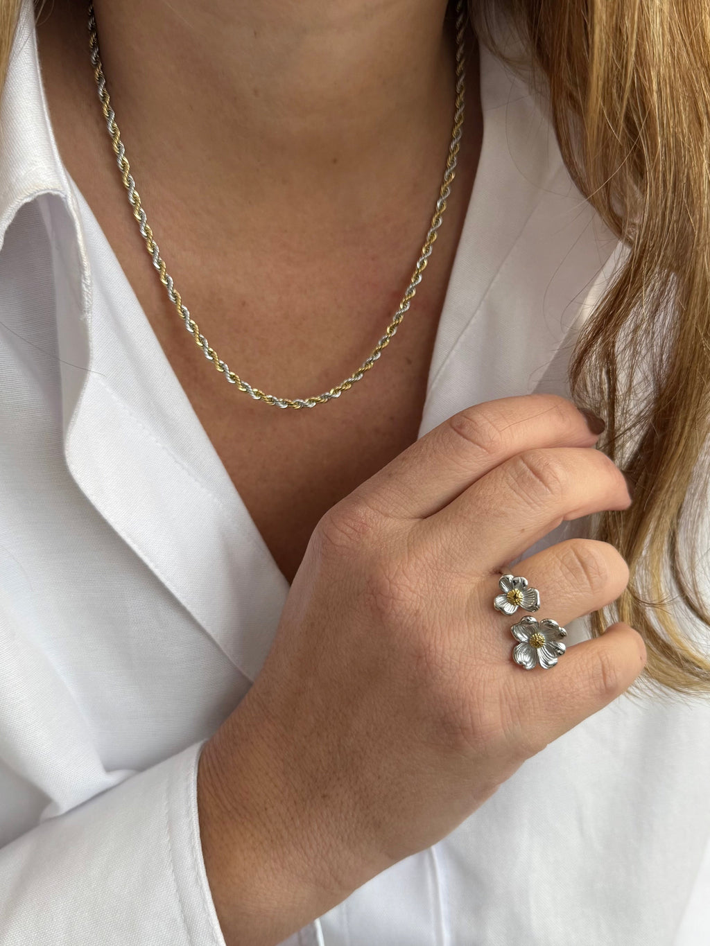 Collier Annita - Doré, Argent Ou Bicolore