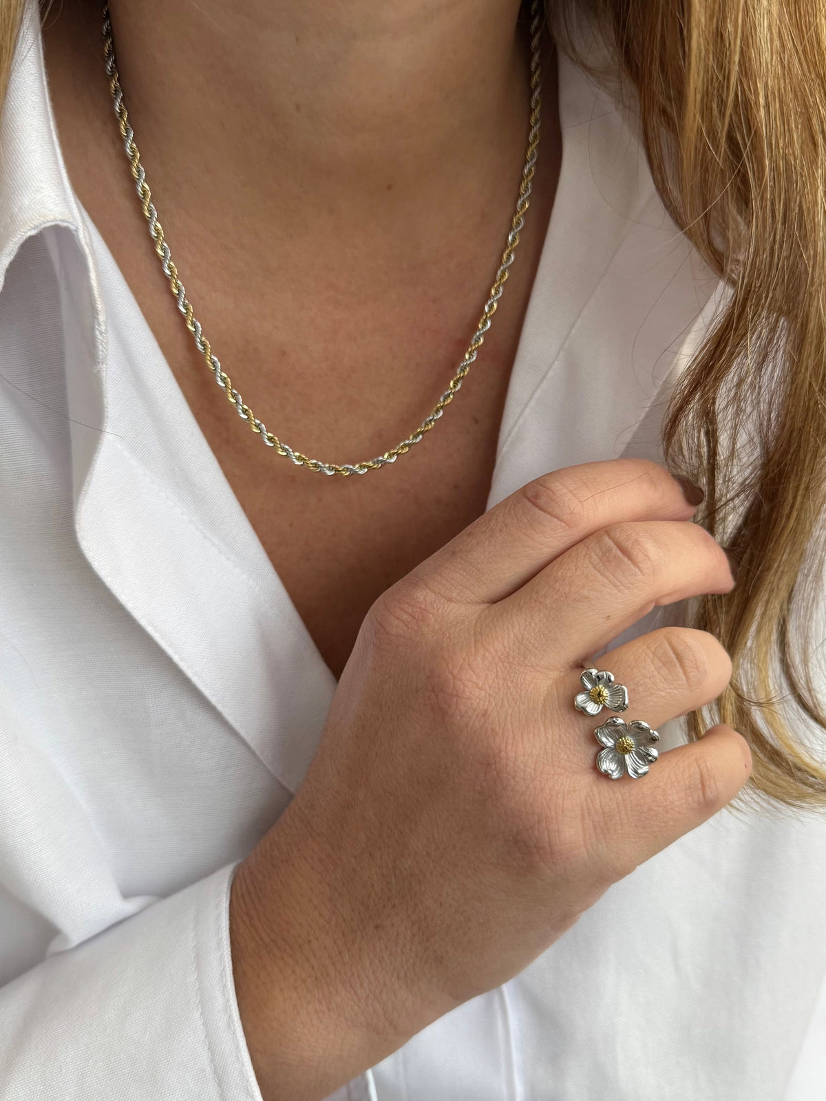 Collier Annita - Doré, Argent Ou Bicolore