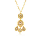 Collar Largo Angèle - Dorado