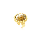 Angèle Round Ring – Gold