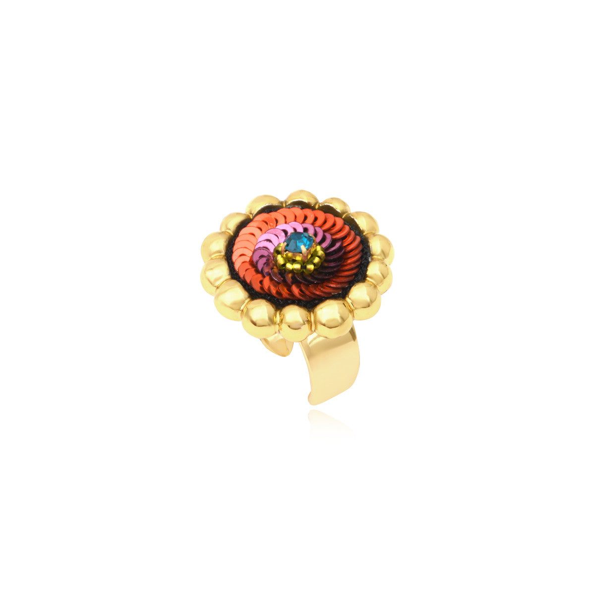 Anillo Redondo Angèle - Naranja