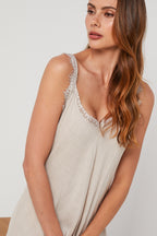 Vestido - Beige - Mujer