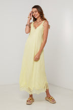 Vestido - Amarillo - Mujer