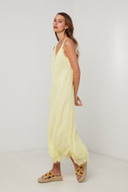 Vestido - Amarillo - Mujer