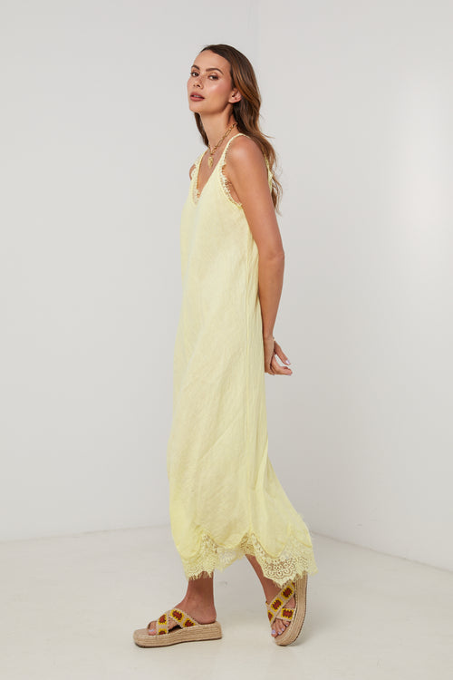 Vestido - Amarillo - Mujer