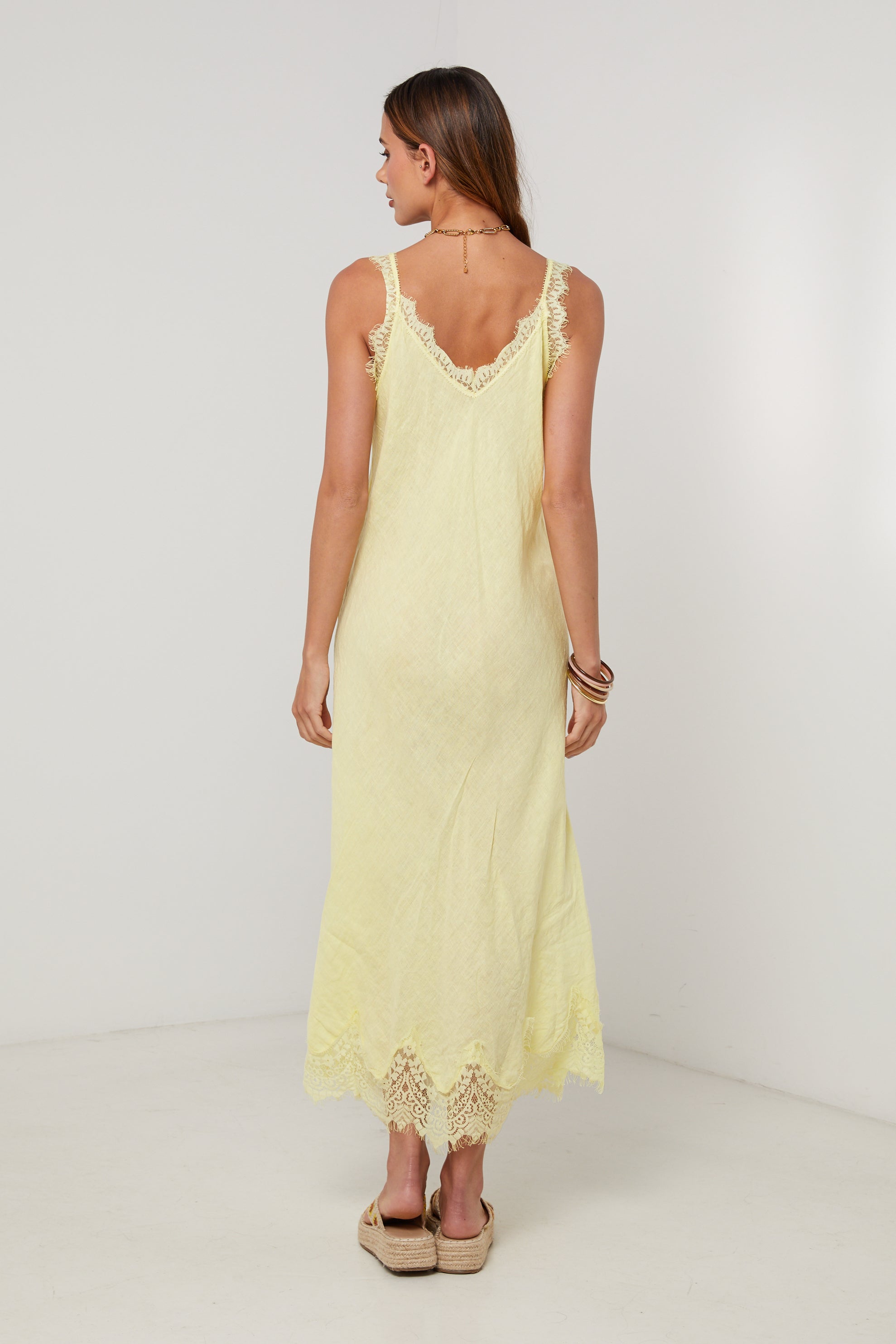 Vestido - Amarillo - Mujer