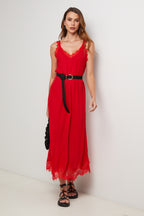 Vestido - Rojo - Mujer
