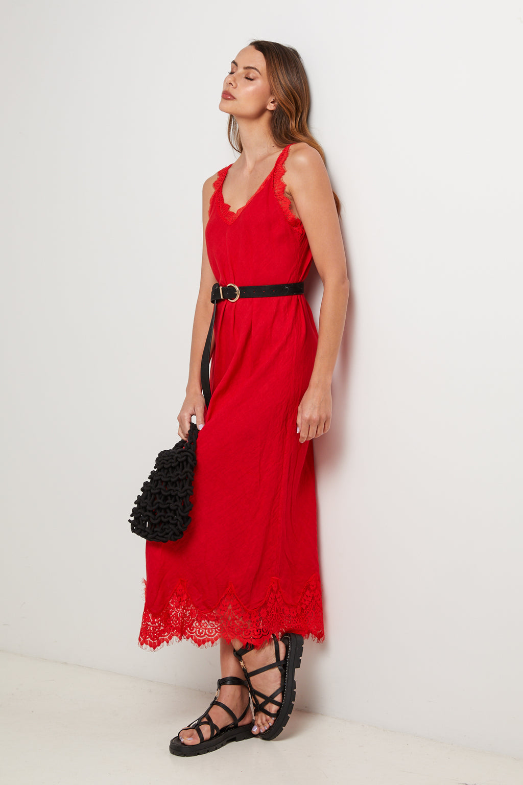 Vestido - Rojo - Mujer