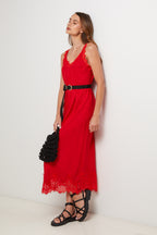 Vestido - Rojo - Mujer