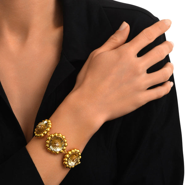 Angèle Adjustable Chain Bracelet - Gold