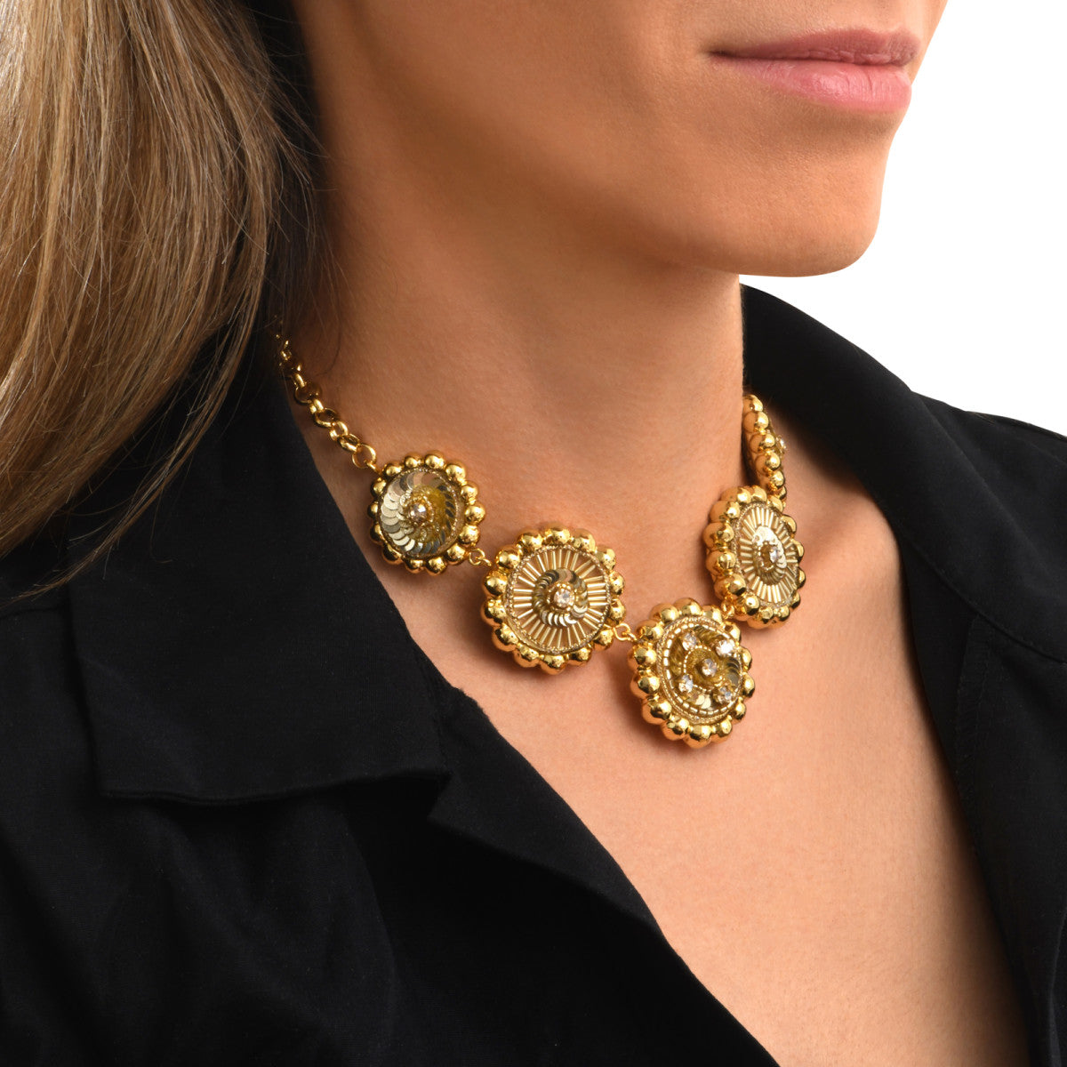 Collar Angèle - Dorado