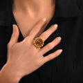 Anillo Redondo Angèle - Naranja