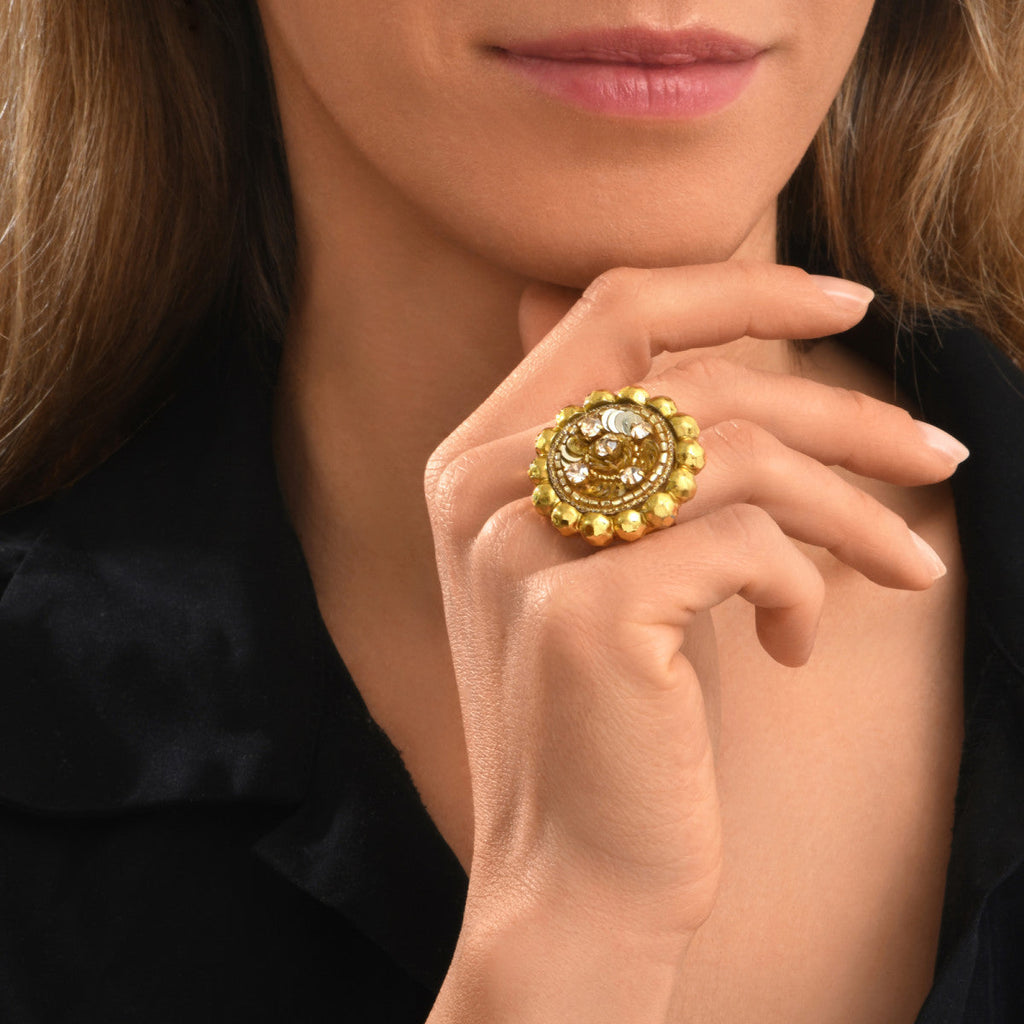 Anillo Angèle - Dorado