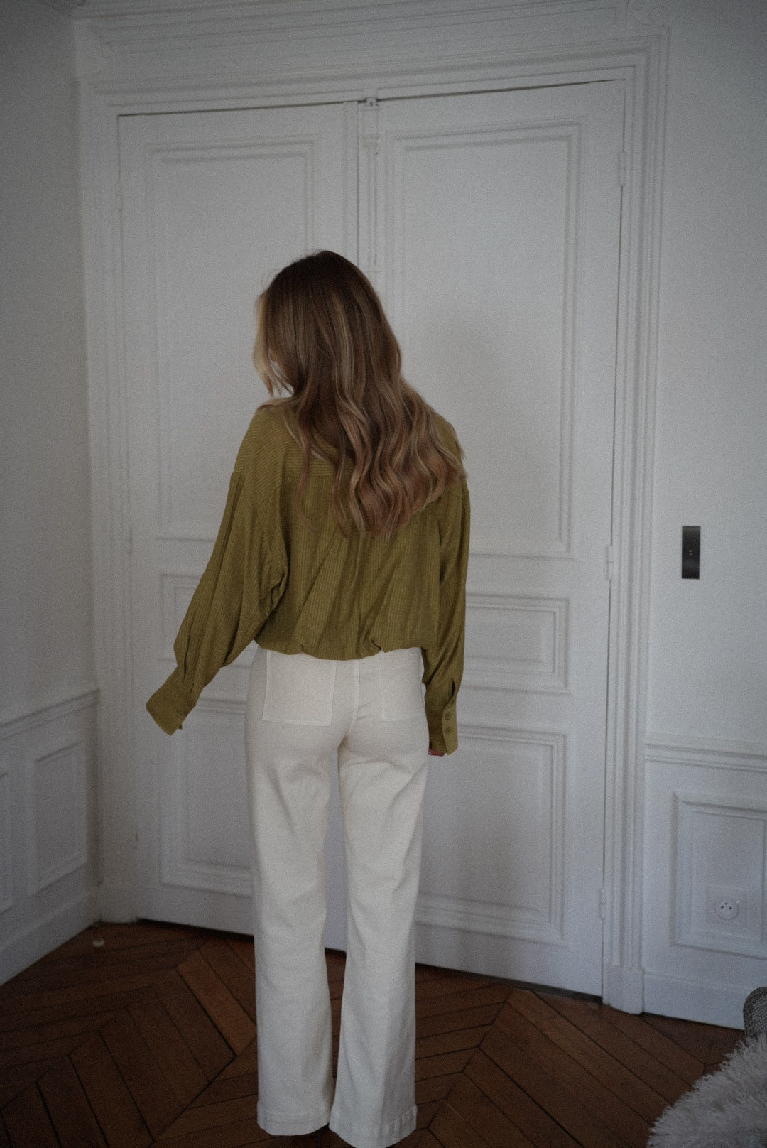 Blouse Courte Miranda - Verte