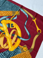 Foulard Céline – Modèle Étriers Et Serpent