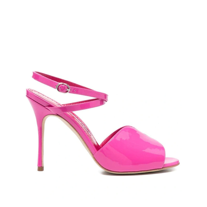Sandales - Manolo Blahnik Hourani 105 - Pink