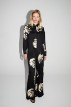 Pantalon Print Maxi Beige Flower