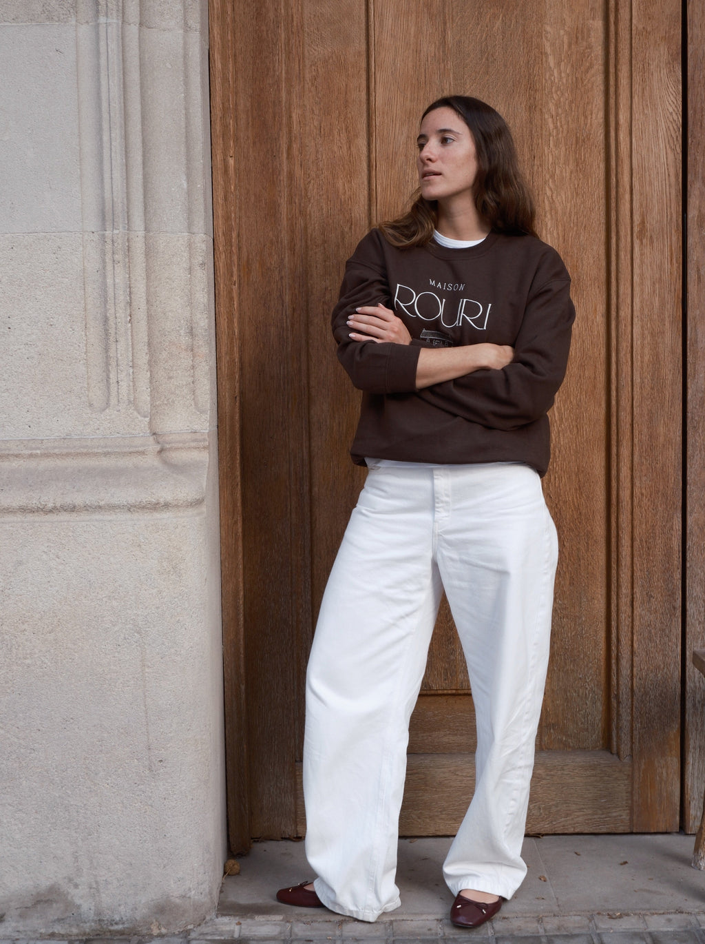 Rouri Brown Sweatshirt