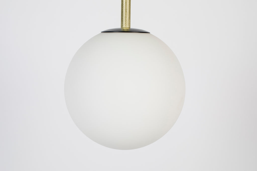 Orion 25 - Pendant light - Glass - Black