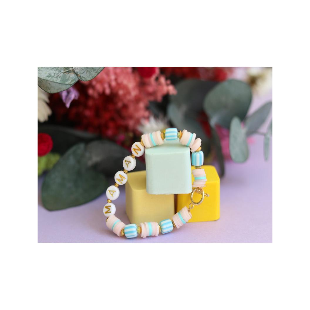 “Mom” Letter Beads For Bracelet To Personalize
