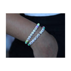 Perles Lettres "Bisous" Pour Bracelet À Personnaliser