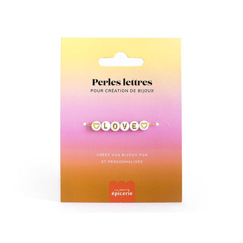 Acheter Perles lettres "Love" pour bracelet à personnaliser - 1,99 € en ligne sur La Petite Epicerie - Loisirs créatifs