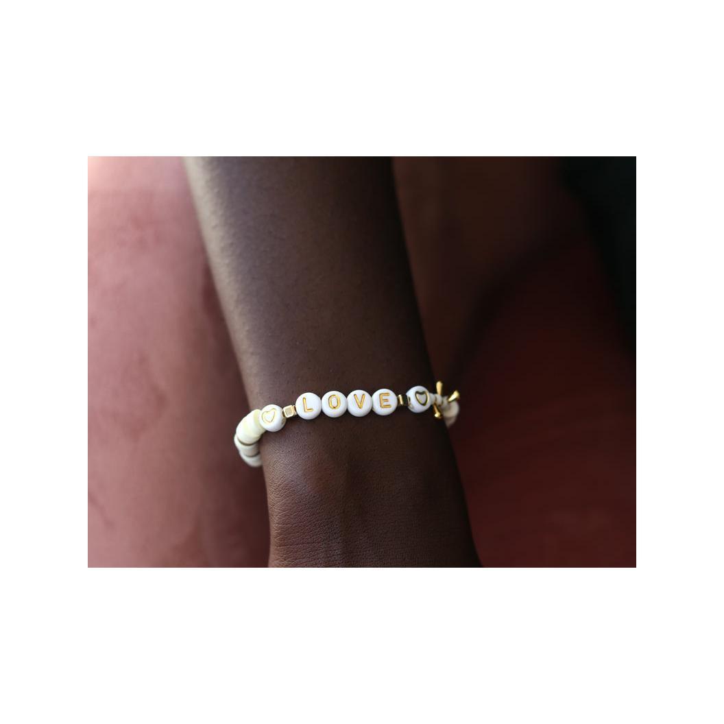 “Love” Letter Beads For Bracelet To Personalize