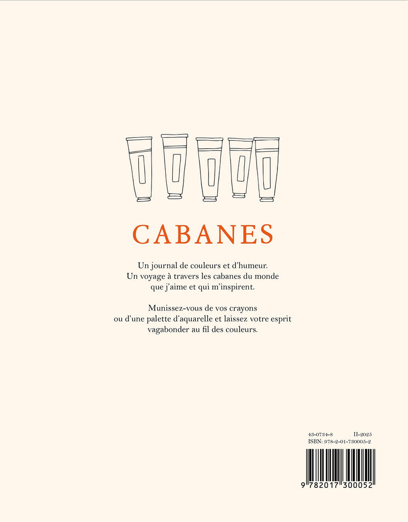 Cabanes : Carnet De Coloriage - Zoé De Las Cases