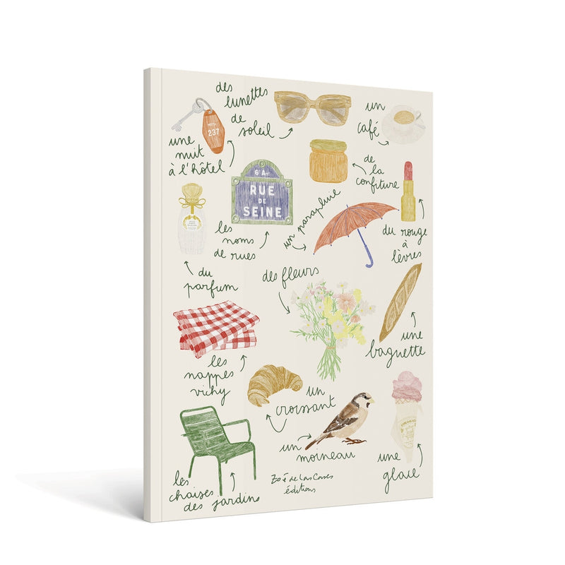 Lot De Deux Carnets A4 - Fleurs Et Paris - Zoé de Las Cases