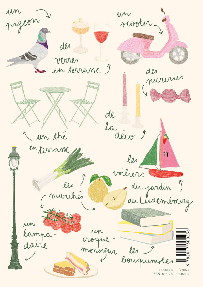 Lot De Deux Carnets A4 - Fleurs Et Paris - Zoé de Las Cases