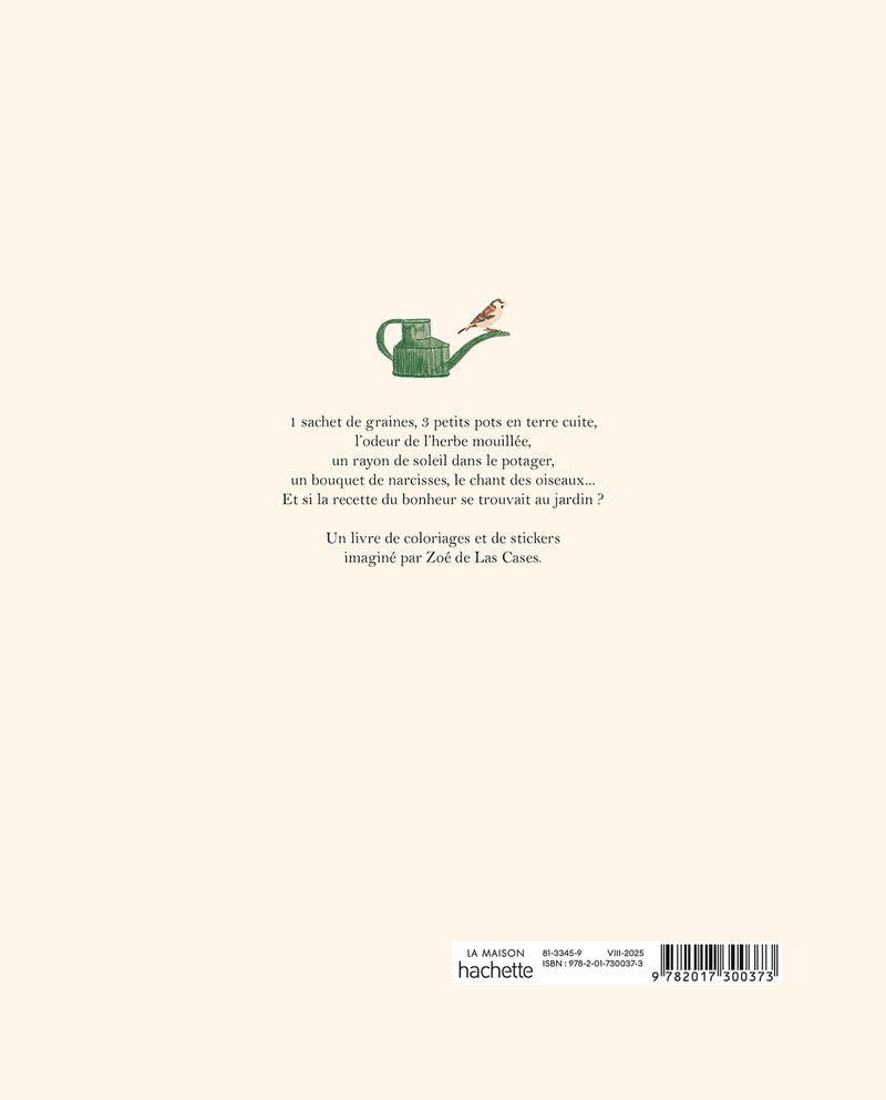 Carnet De Coloriages Et De Stickers / Le Jardin -  Zoé de Las Cases